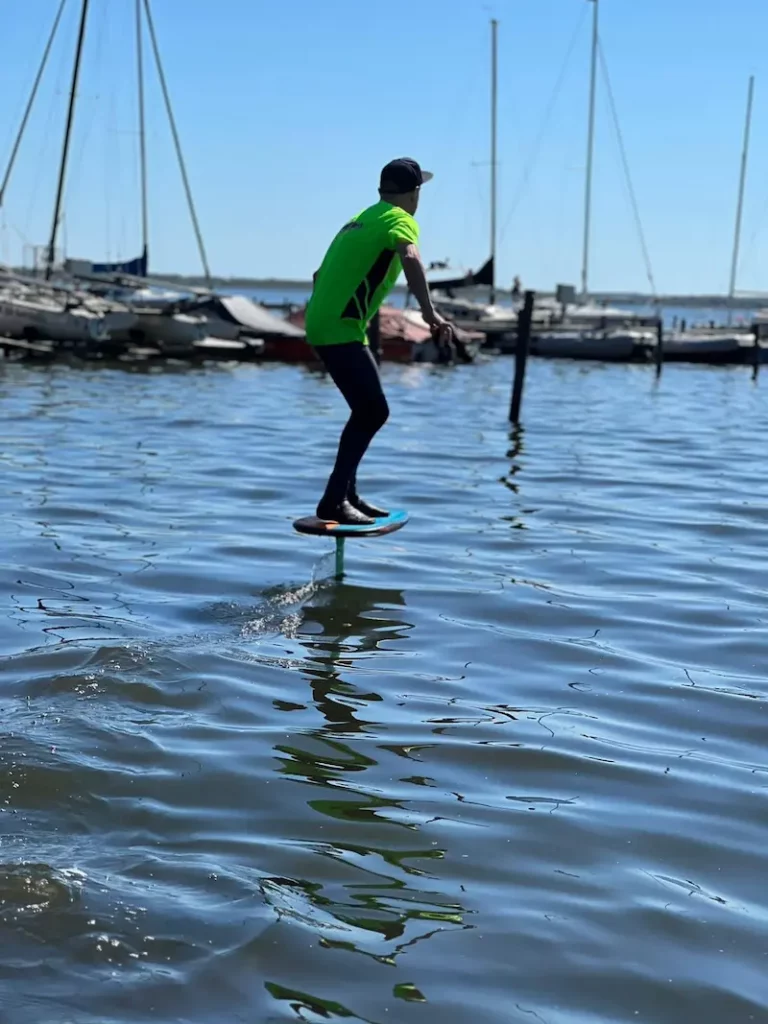 Pumpfoilen lernen am Steinhuder Meer 4