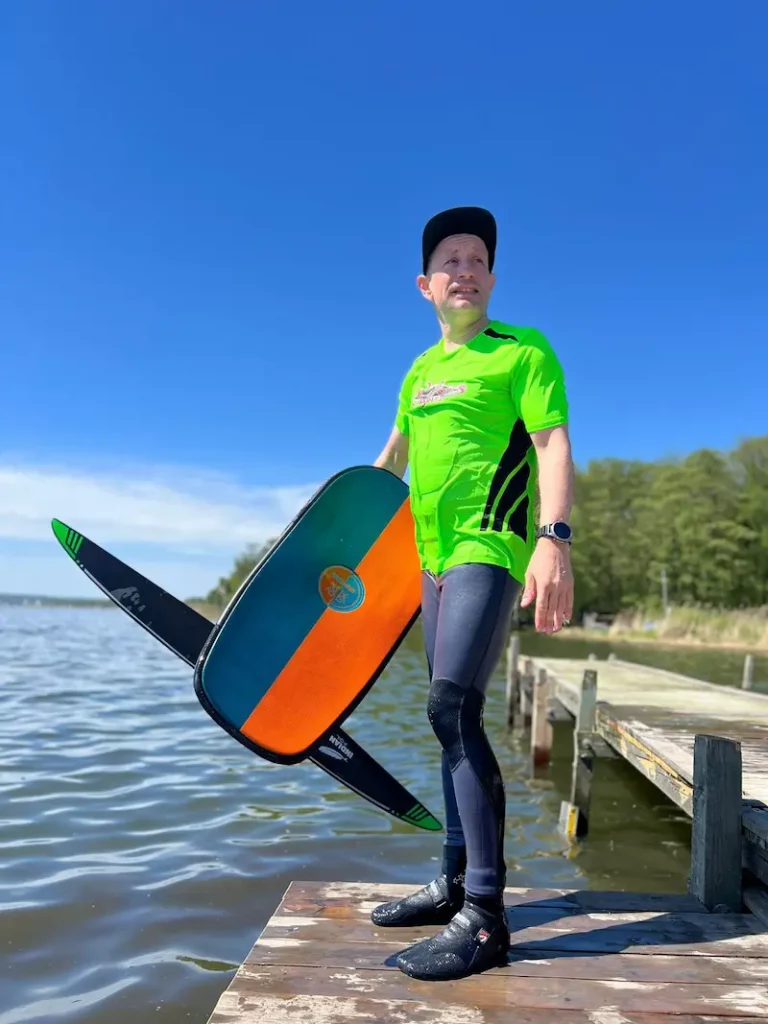 Pumpfoilen lernen am Steinhuder Meer