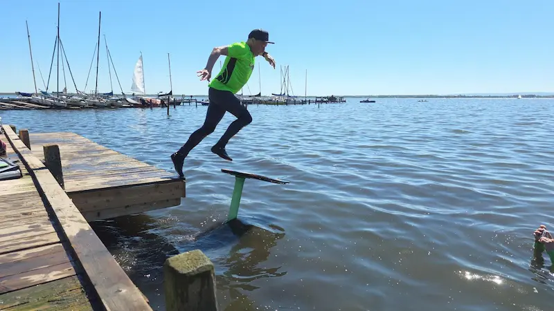 Pumpfoilen lernen am Steinhuder Meer 3