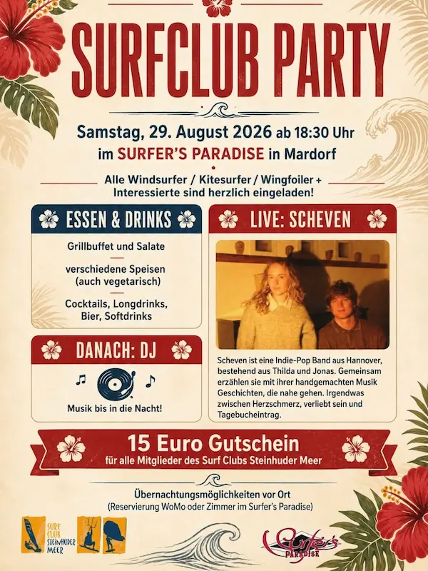 Surfparty am Steinhuder Meer – Surfers Paradise